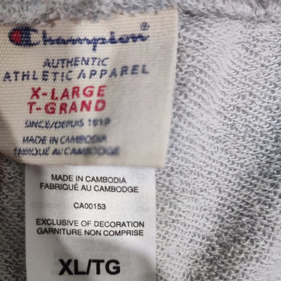 Champion athletic / training short grey men's size XL - Picture 5 of 5